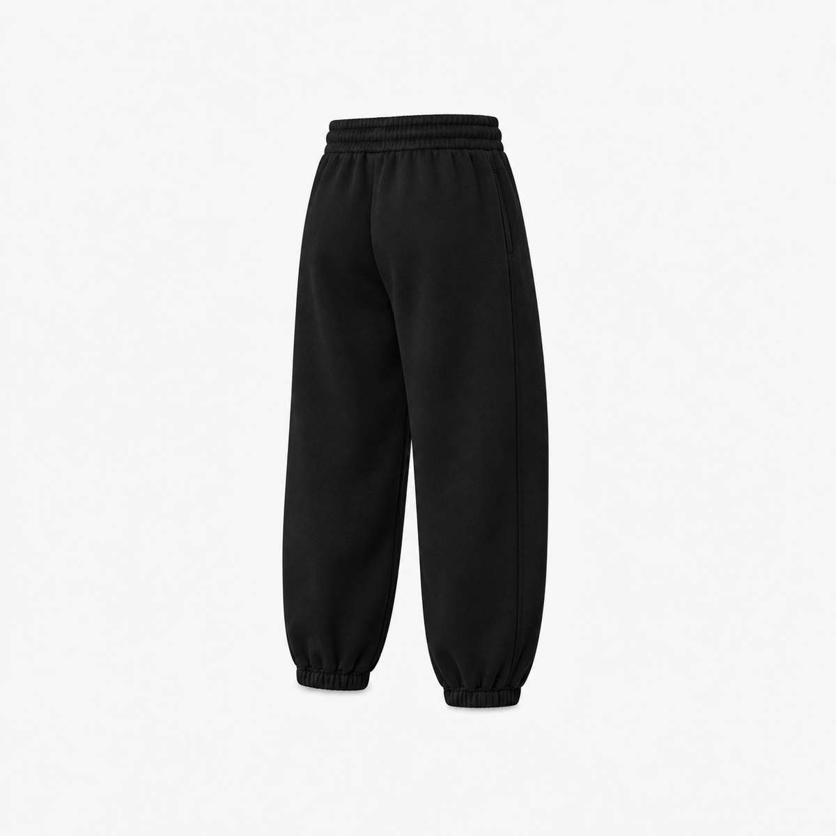 Pantalon de survêtement CROWNED BY CHAOS noir – vue trois quarts dos